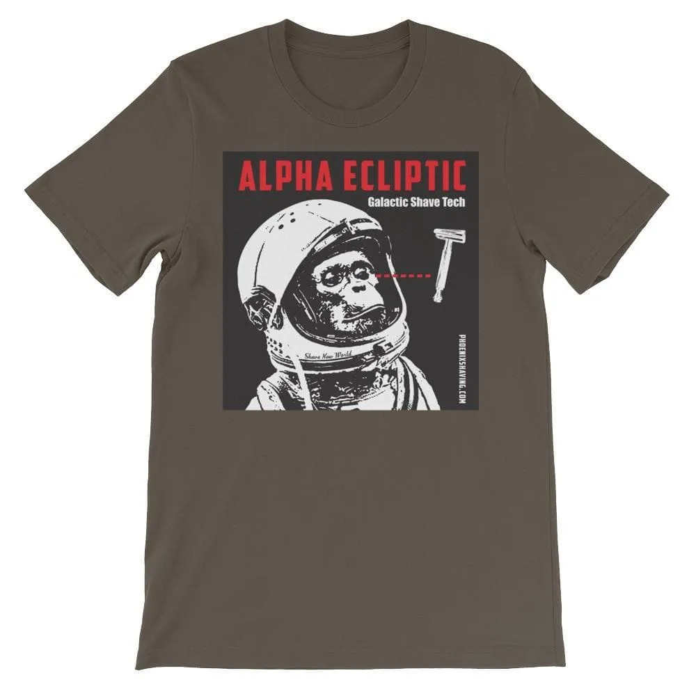 Space Monkey Unisex short sleeve t-shirt - Phoenix Shaving Collection