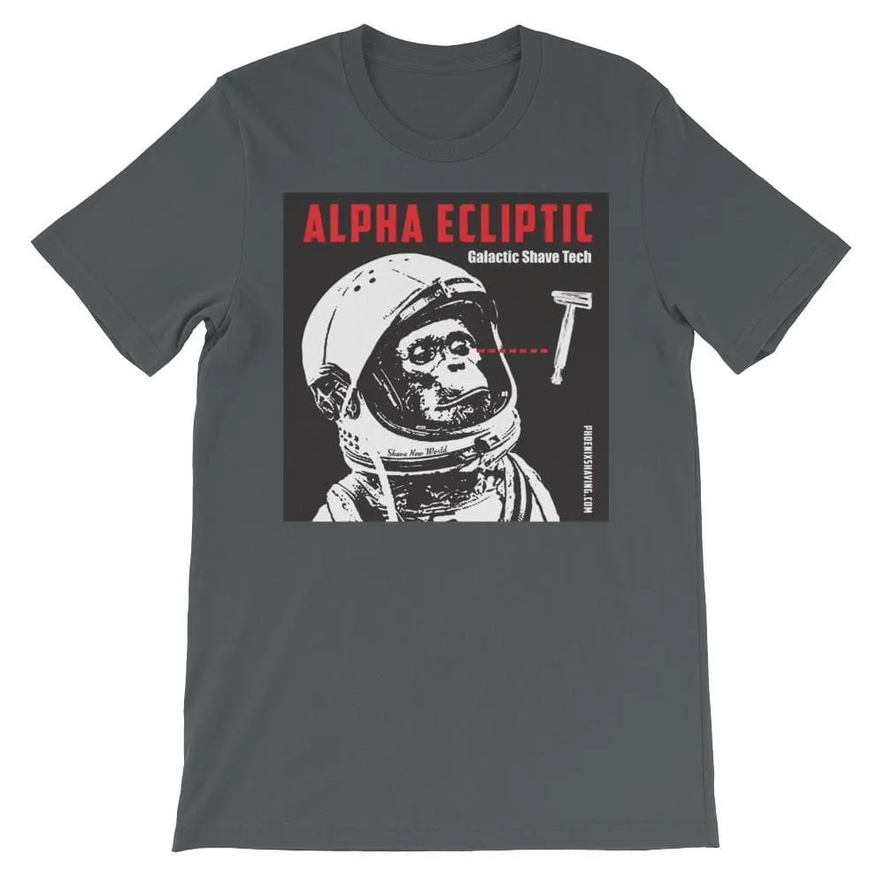 Space Monkey Unisex short sleeve t-shirt - Phoenix Shaving Collection
