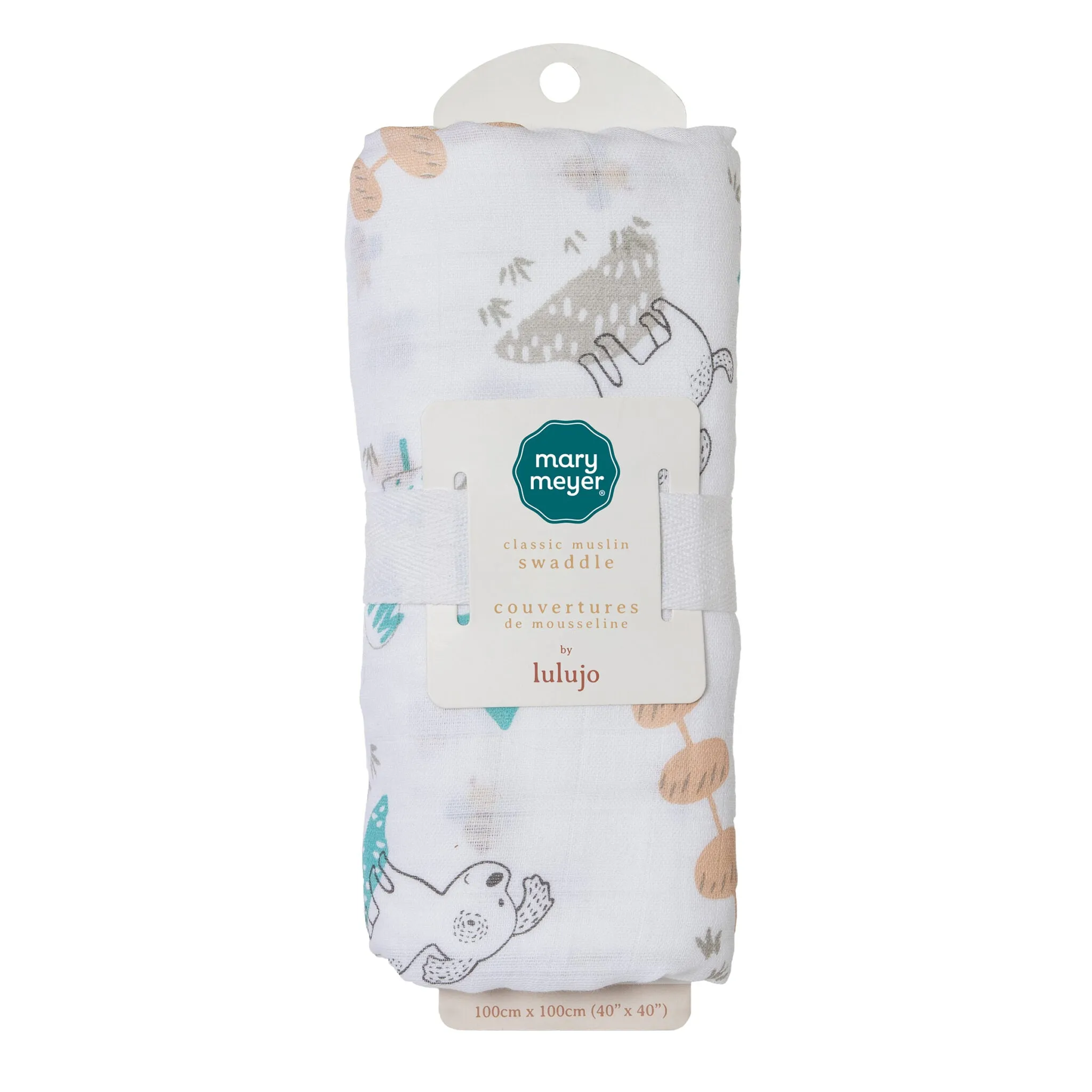 Sparky Puppy Swaddle Blanket Muslin
