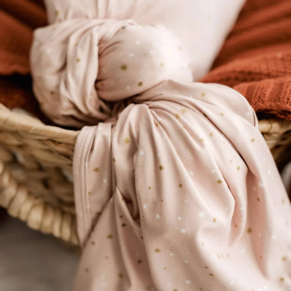 Stretchy Swaddle | Starlit Pink