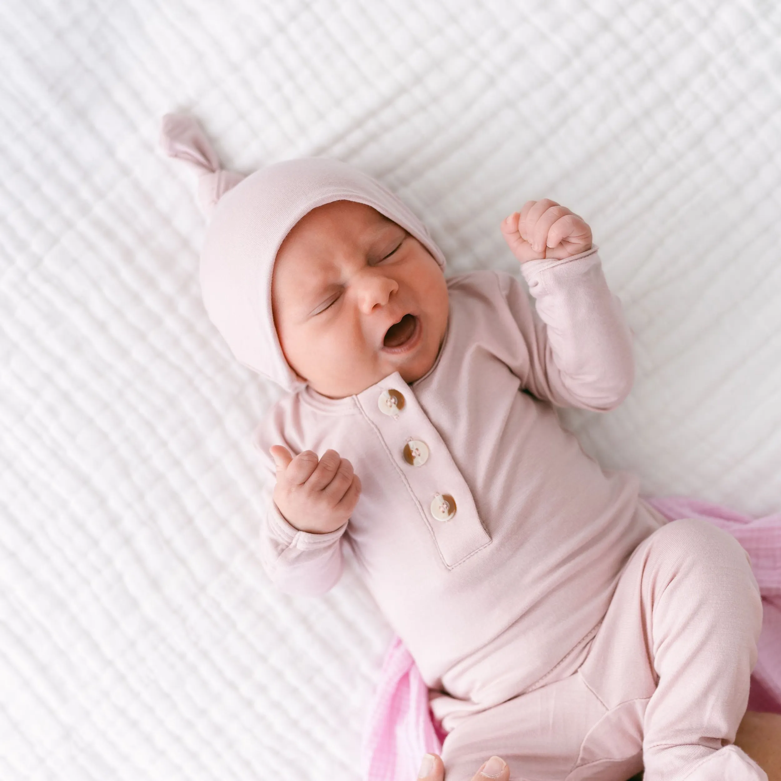 Stroller Society Top   Bottom Set - Dusty Pink