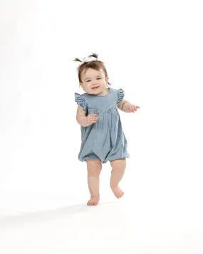Sunny Denim Baby Romper