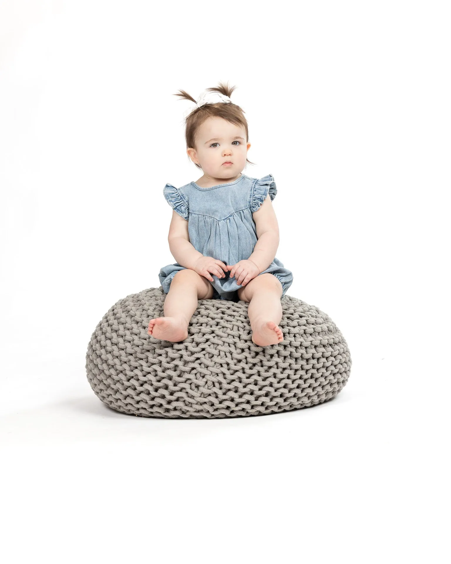 Sunny Denim Baby Romper