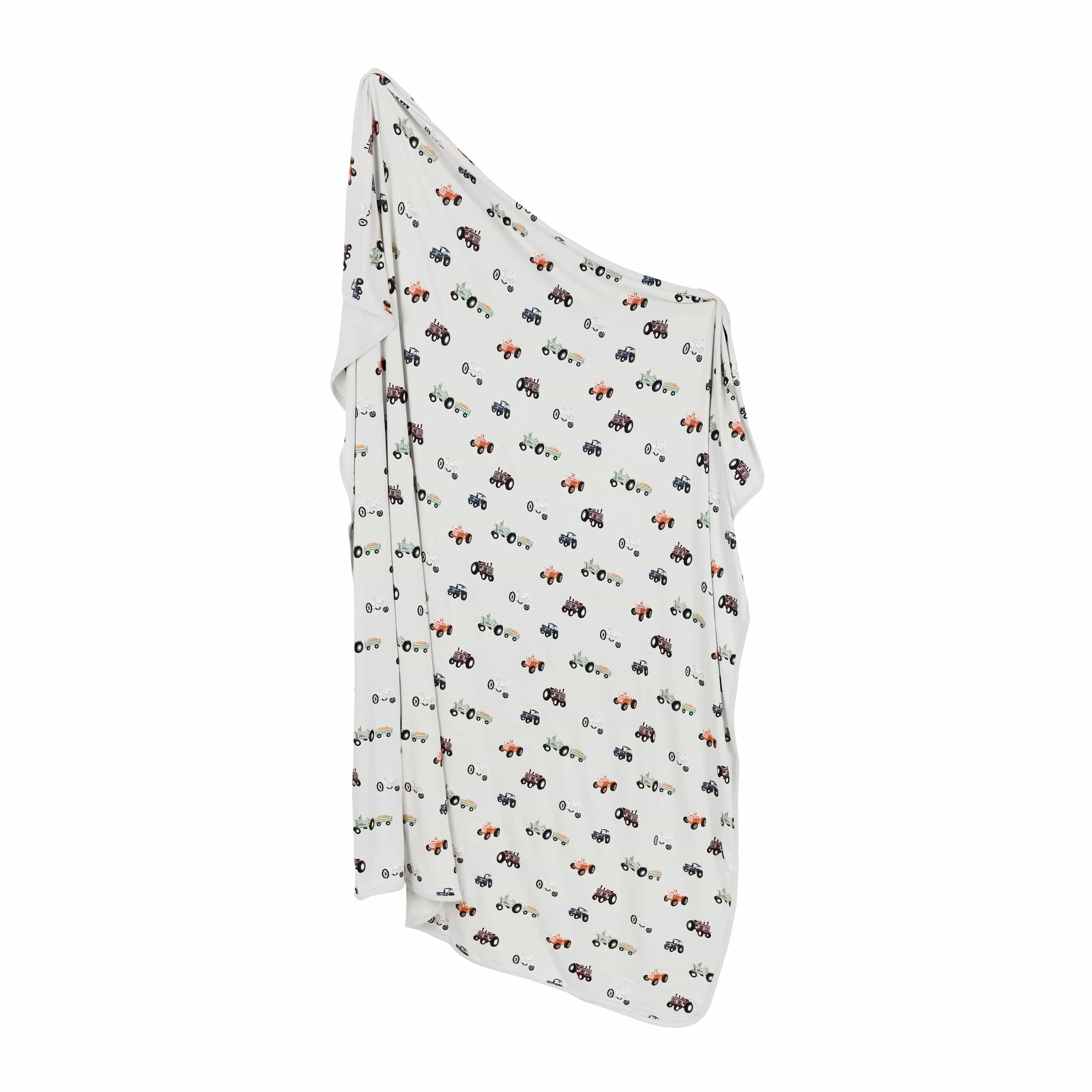 Swaddle Blanket in Tractor