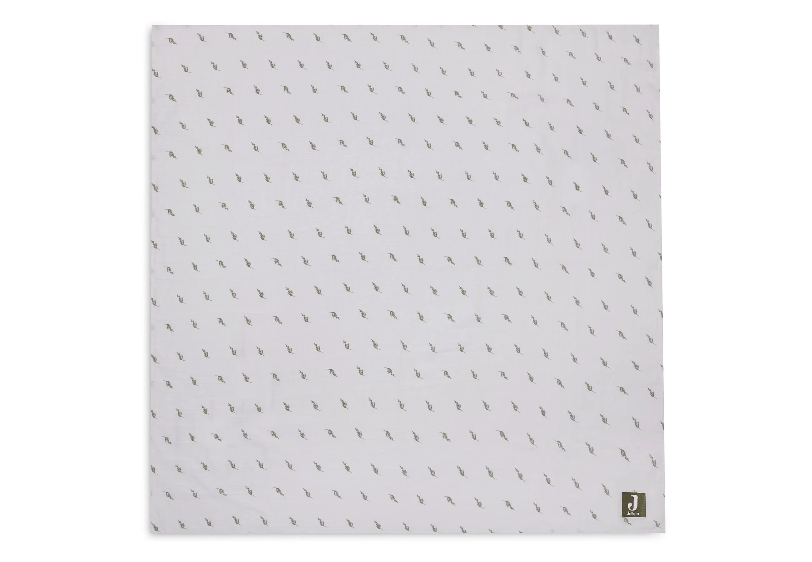 Swaddle Muslin 115x115cm Olive - Leaf Green - GOTS