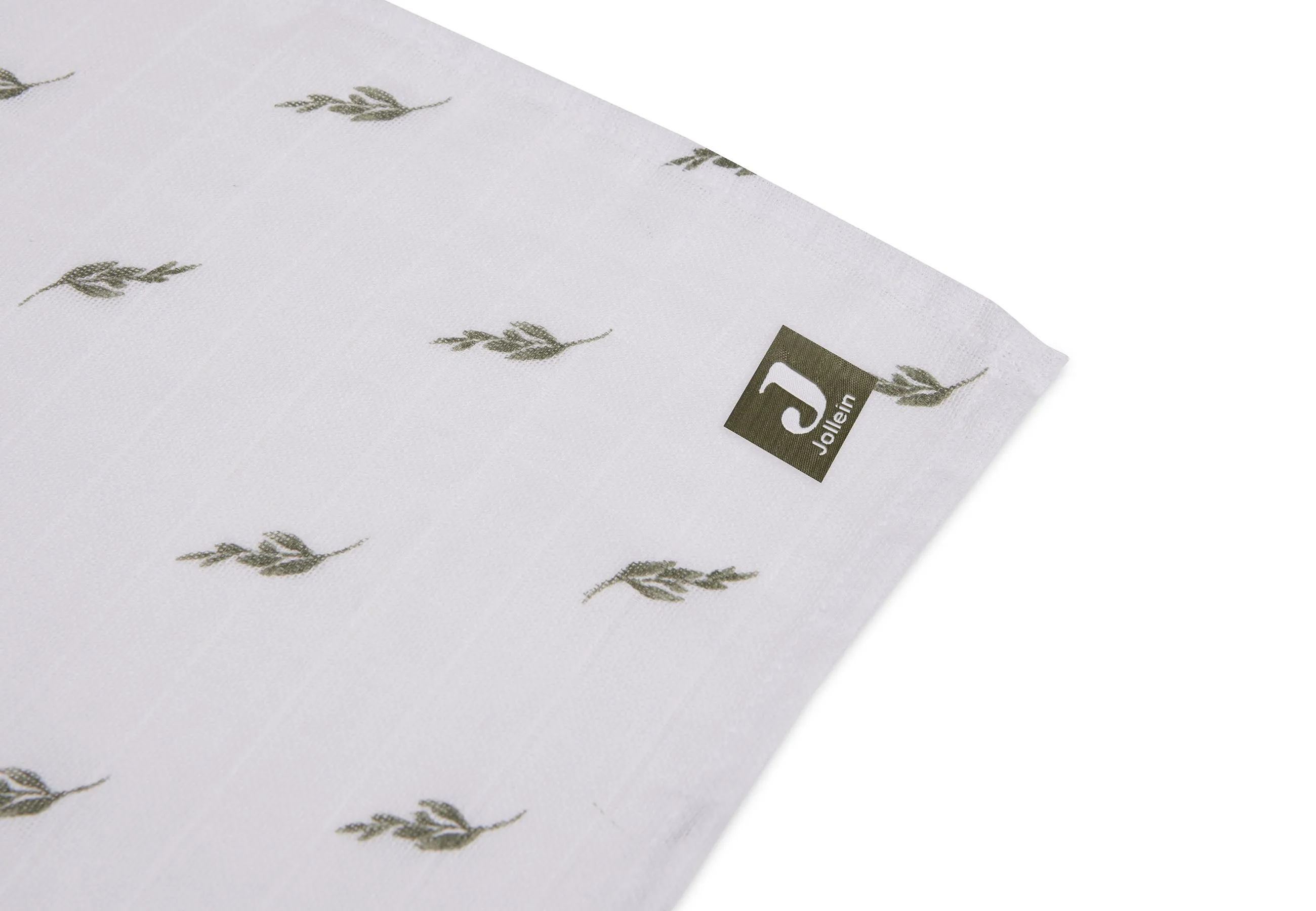 Swaddle Muslin 115x115cm Olive - Leaf Green - GOTS