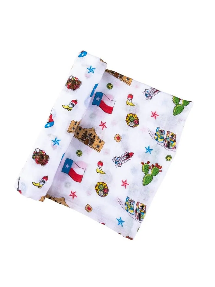 Texas Baby Swaddle Blanket