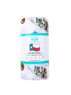 Texas Baby Swaddle Blanket