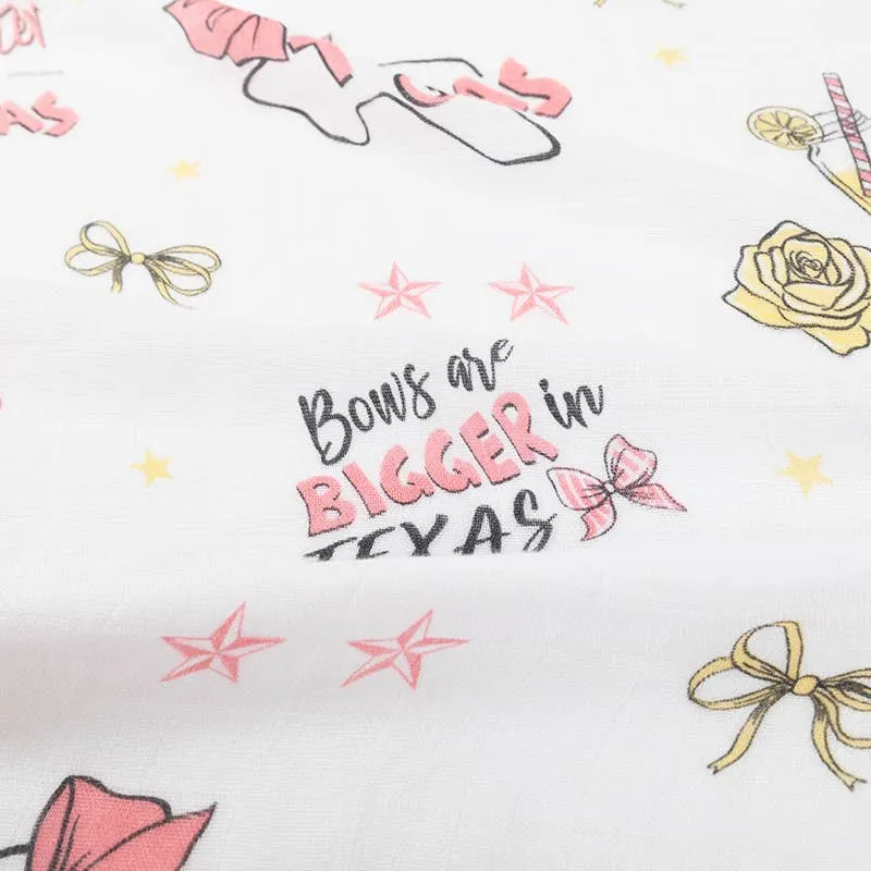 Texas Girl Swaddle Blanket