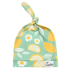 Top Knot Hat - Lemon