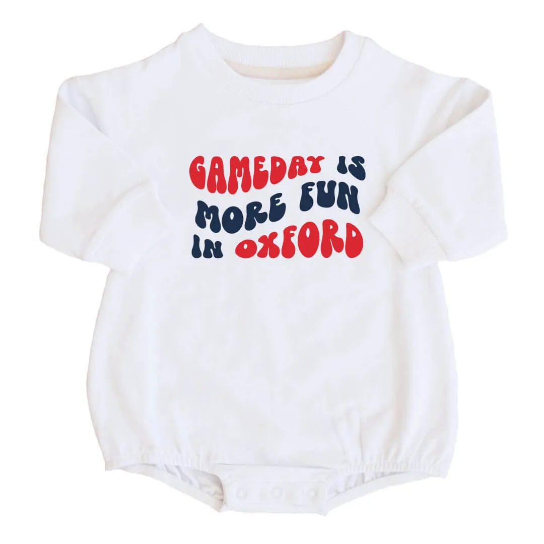 University of Mississippi | Ole Miss Graphic Sweatshirt Bubble Romper