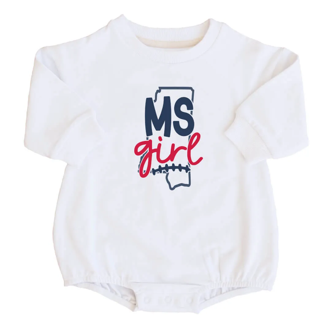 University of Mississippi | Ole Miss Graphic Sweatshirt Bubble Romper