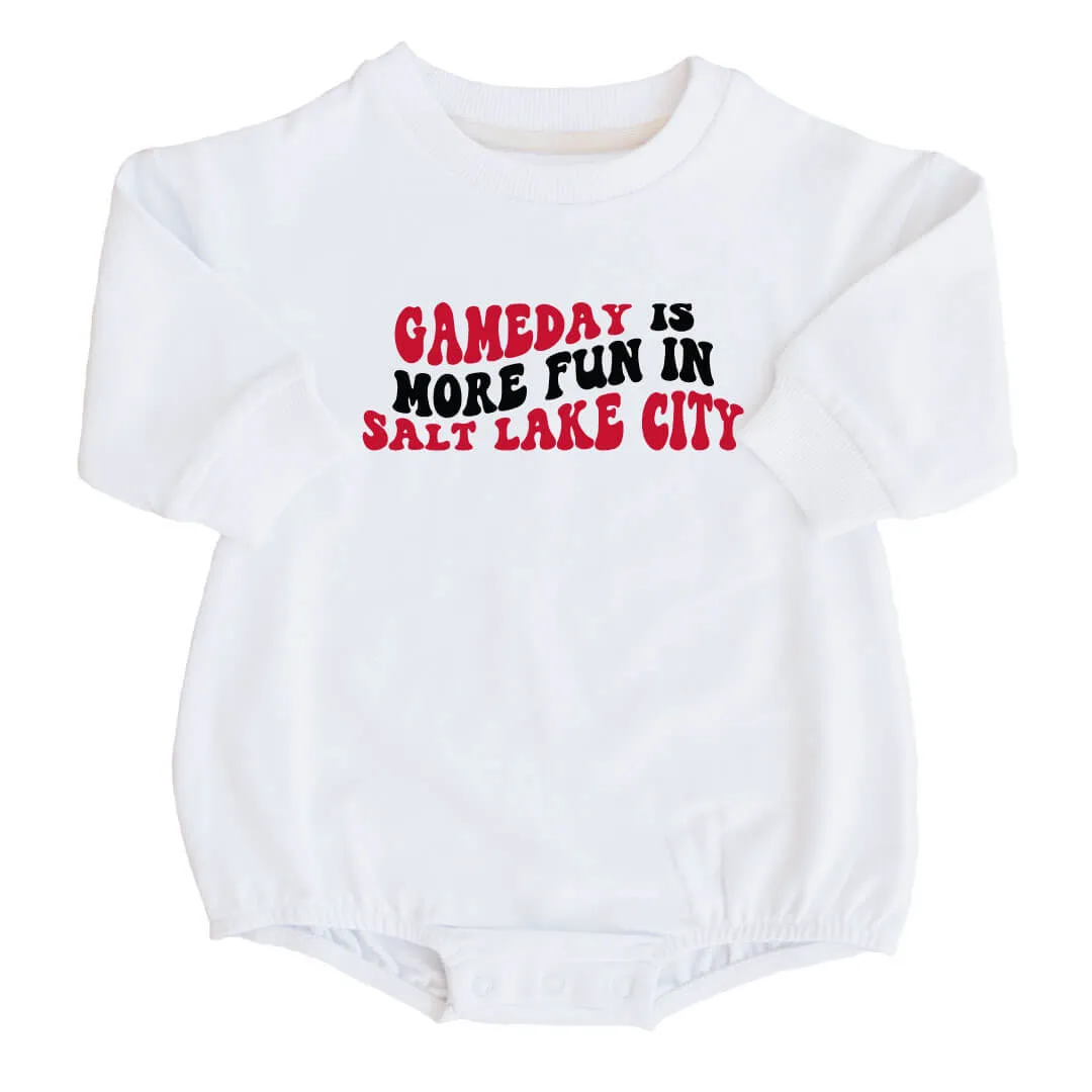 University of Utah | UU Graphic Sweatshirt Bubble Romper