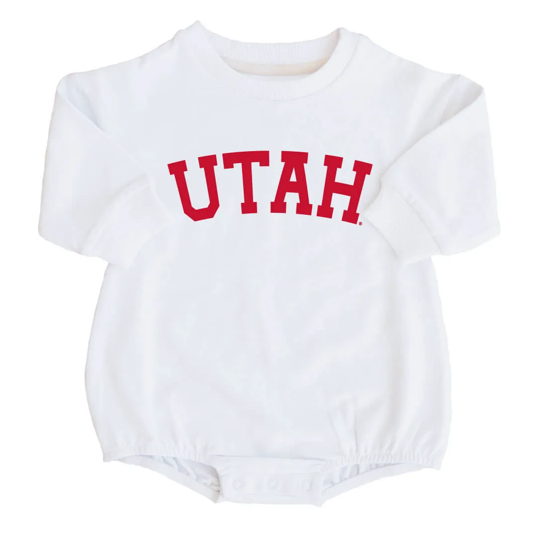 University of Utah | UU Graphic Sweatshirt Bubble Romper
