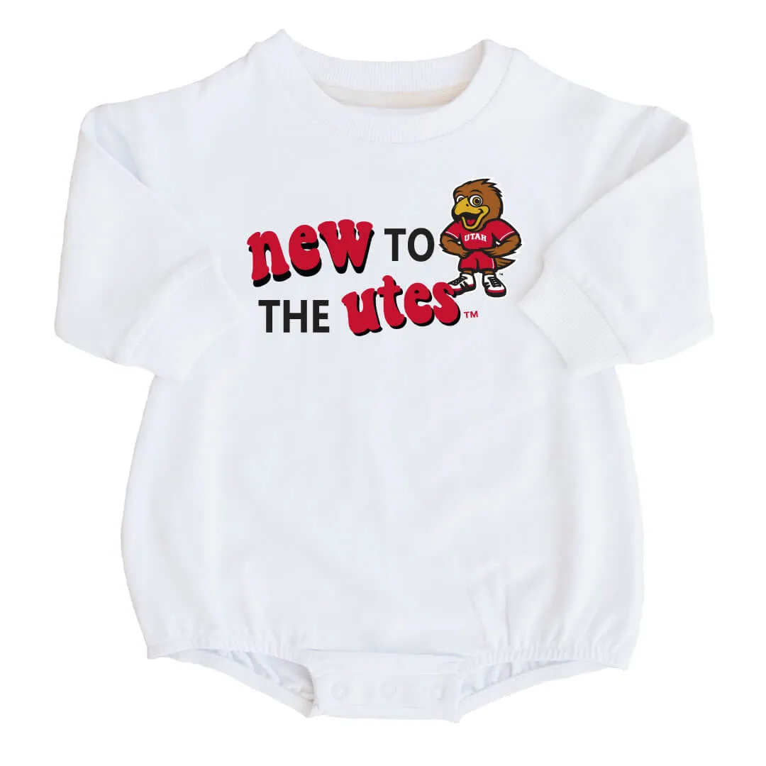 University of Utah | UU Graphic Sweatshirt Bubble Romper