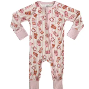 Vanilla Latte Romper (0/3M)