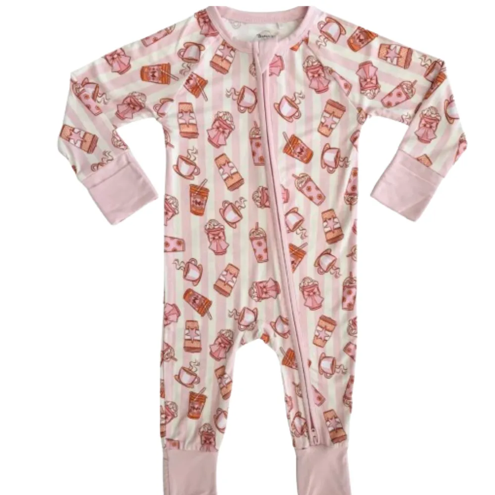 Vanilla Latte Romper (0/3M)