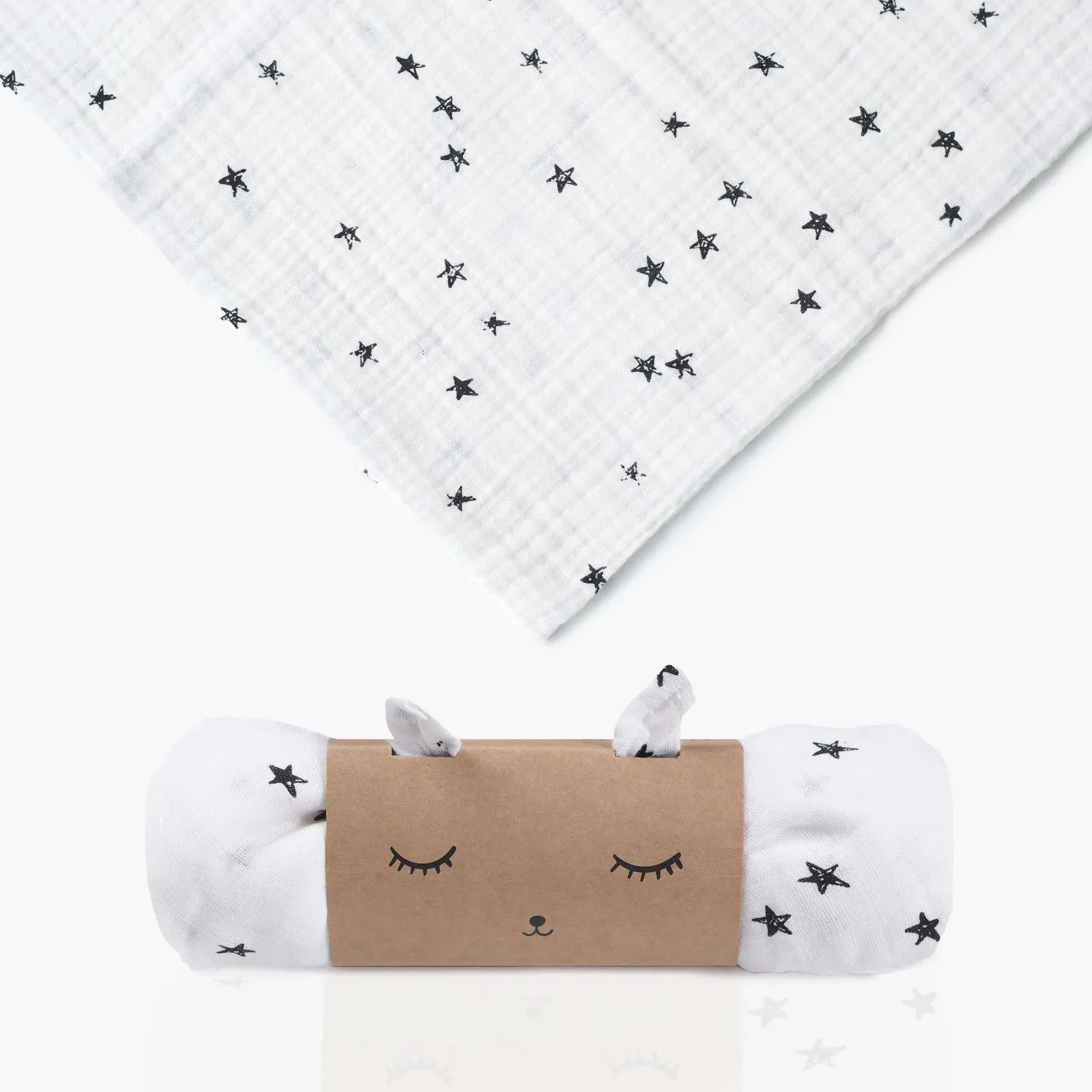 Wee Gallery Organic Cotton Muslin Swaddle | Star Print