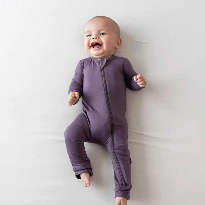 Zippered Romper - Currant by Kyte Baby