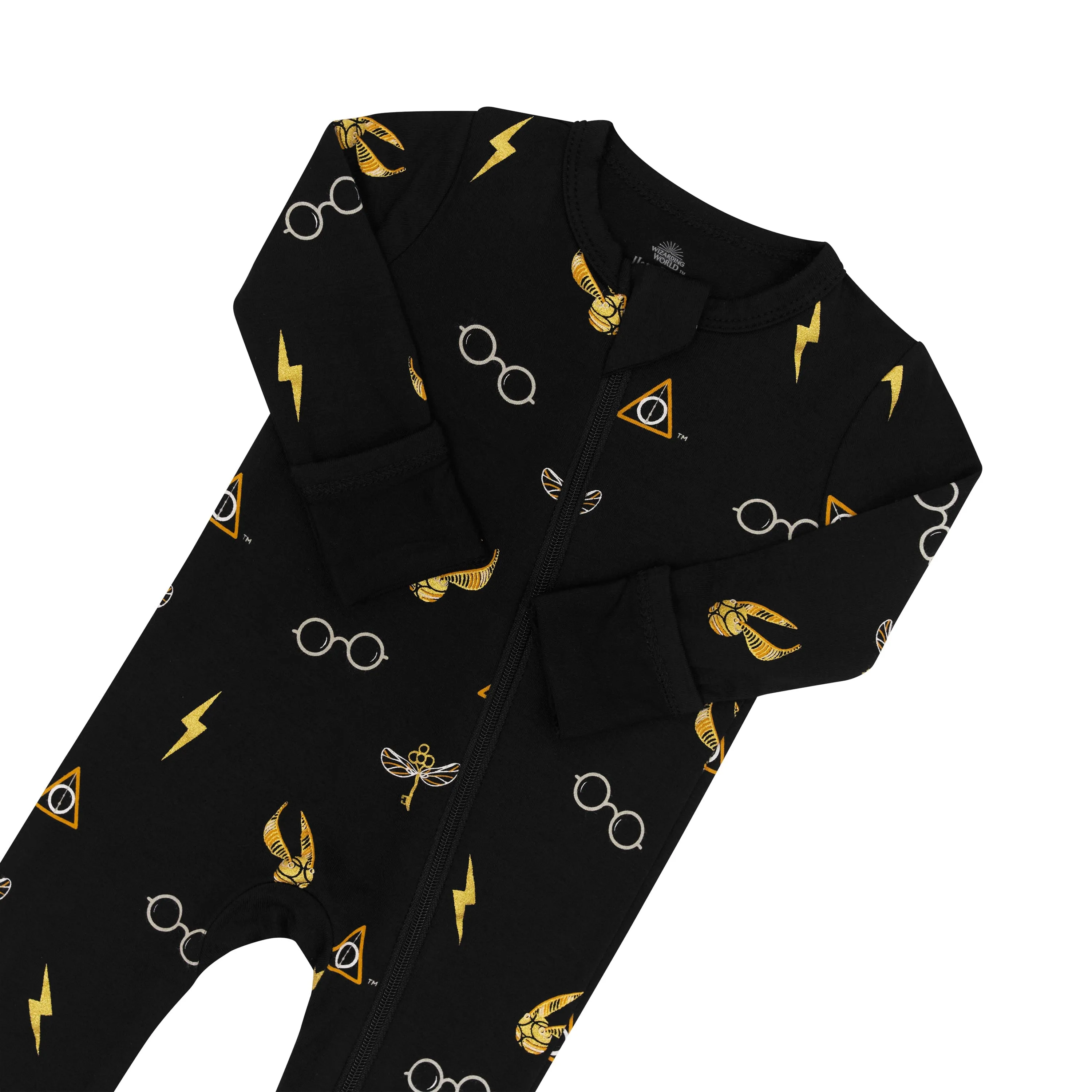 Zippered Romper in Midnight Icon