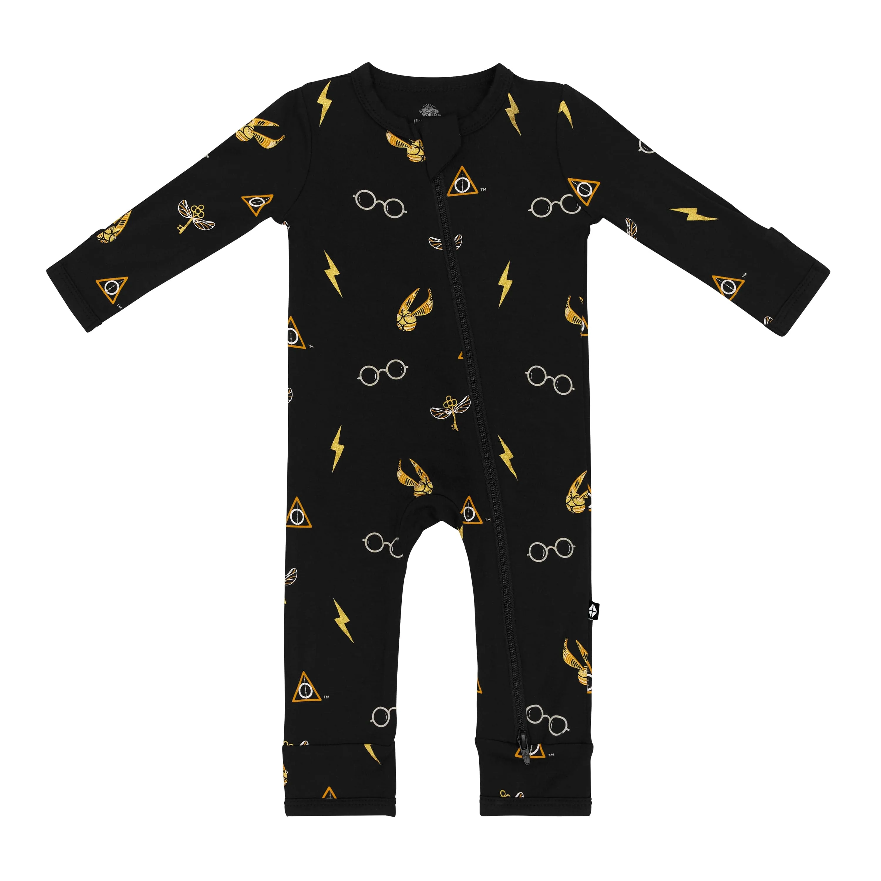 Zippered Romper in Midnight Icon