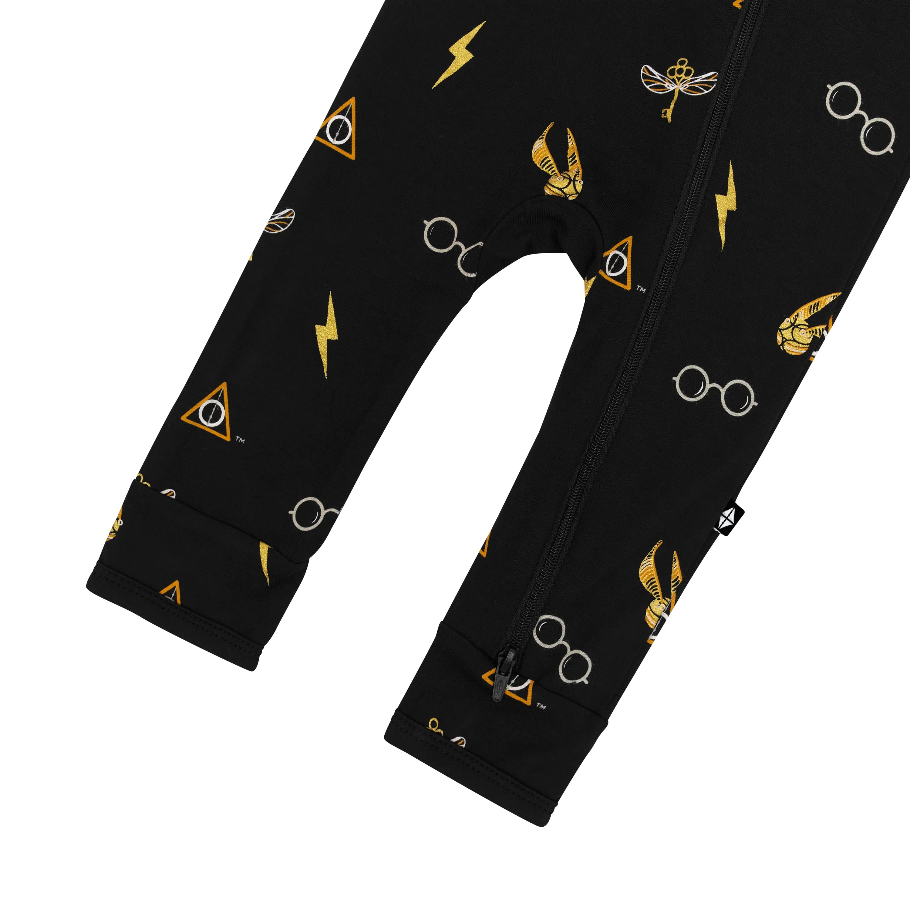 Zippered Romper in Midnight Icon