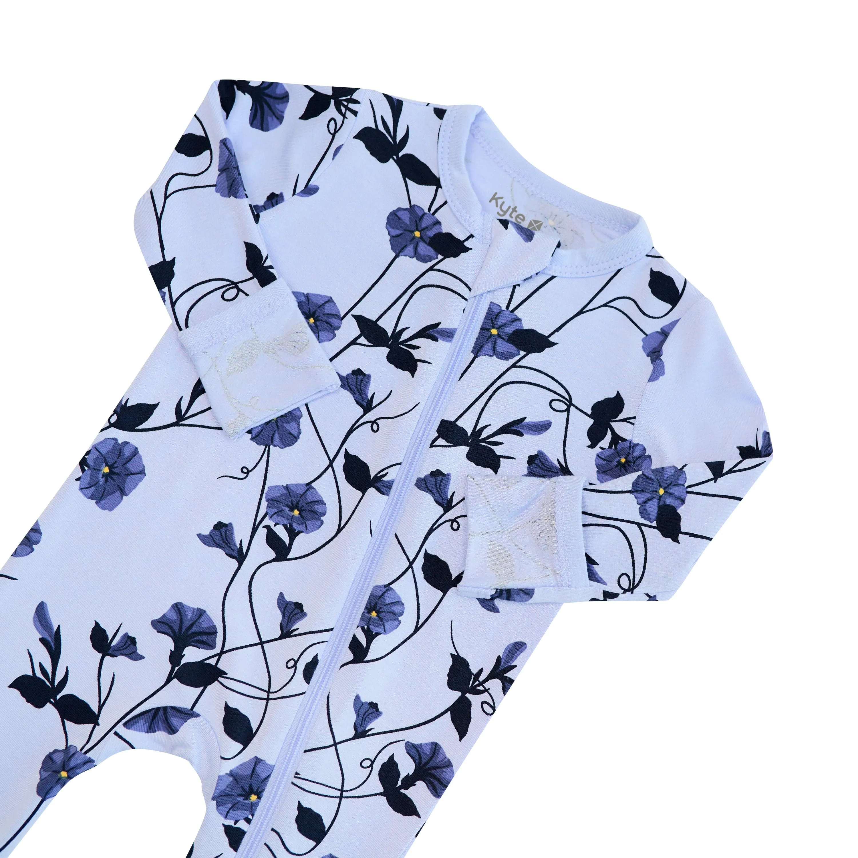 Zippered Romper in Petunia